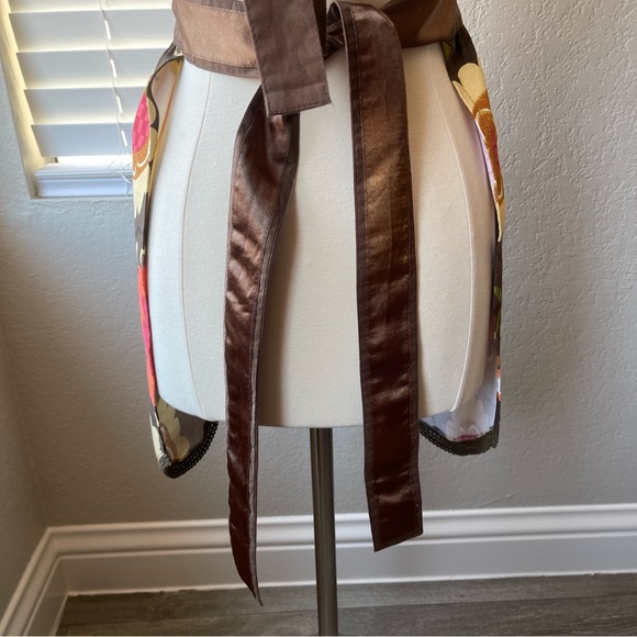 Simply Envogue Dress style Floral Feminine Apron - Picture 9 of 13